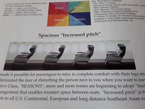 Jal increasing seat pitch from 40inch to 50inch
