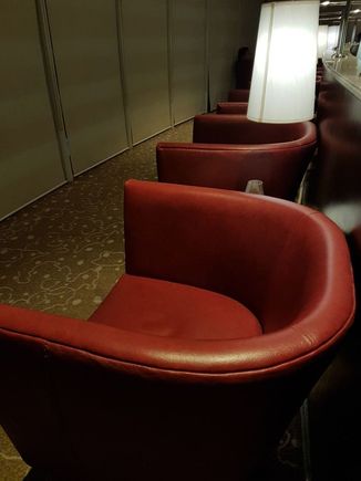 Seats in the Manila Lounge