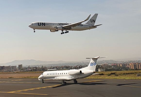 UN aircraft