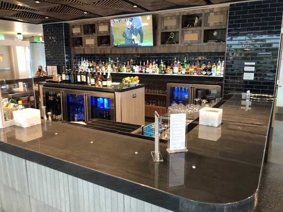Significant Bar with top shelf offerings.  
