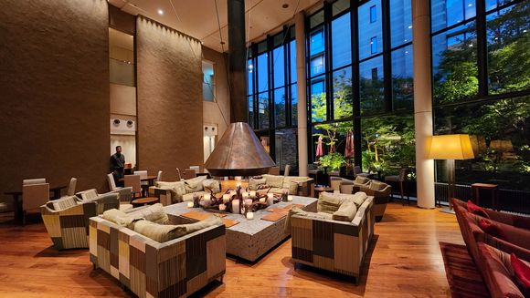 now staying here, actually a very new and beautiful hotel