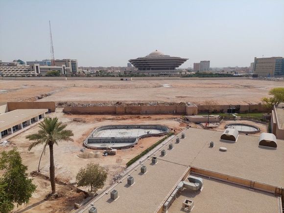 Outdoor Pool undergoing renovation (early August 2025)