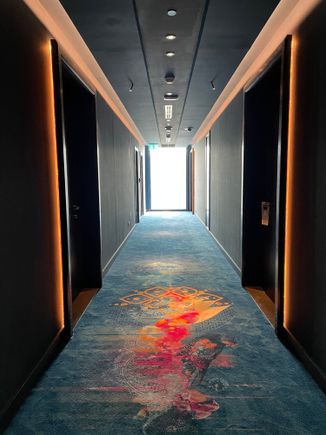Corridor to the rooms
