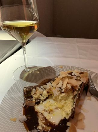 The JNB version of passion fruit tart, which IMHO was superior to the LHR version