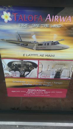 Jan.2nd, back to Talofa and Samoa