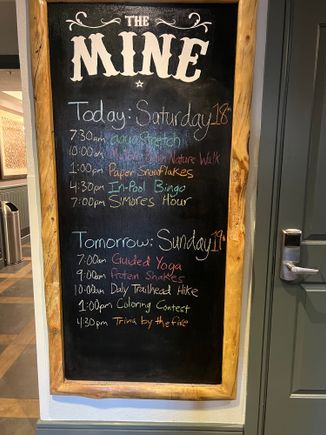 Daily activities list