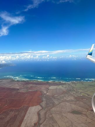 Anteater inspired post… coming in to land at OGG last month!