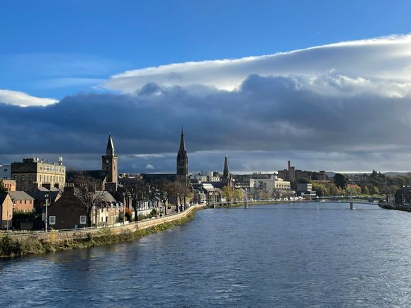 View of Inverness from River Ness.