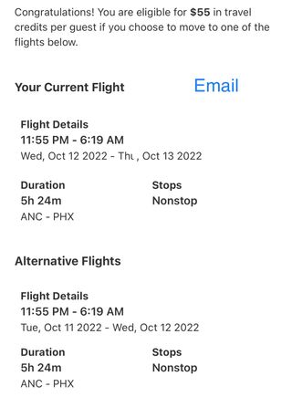 The email