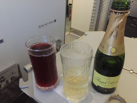 Twelfe rows of business class but only 10 passengers