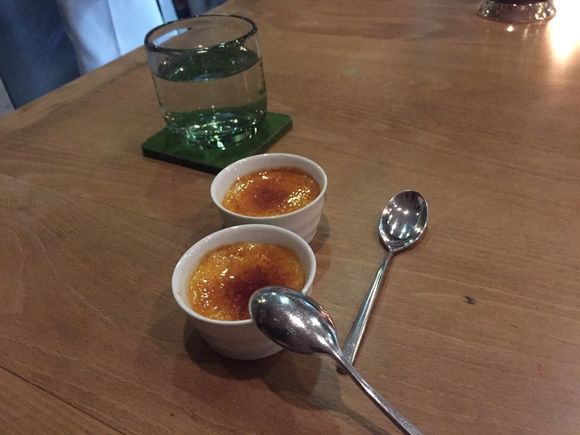 Mustard creme brulée