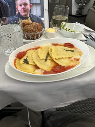 The pasta is simple but a classic. Didn’t have a dessert. 