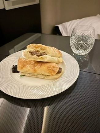 Sirloin steak sandwich - also tasted good