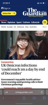 I really wonder what number the media will reach? 1 million a day? 