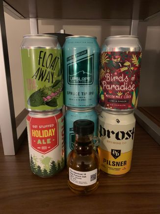 Stopped by the Trader Joe’s in Colorado Springs to pick up some local beers for the DO. And brought some whisky just in case. 