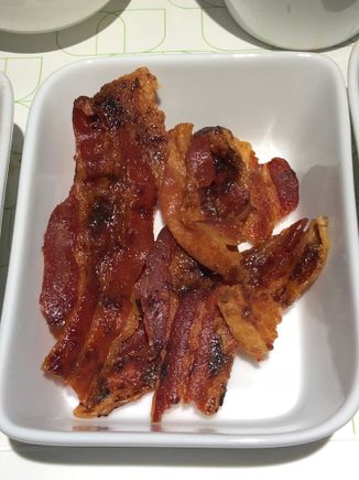 Maple glazed bacon 