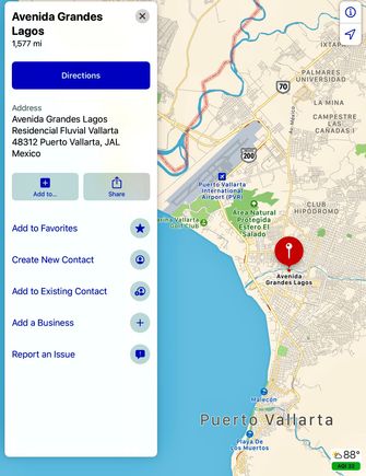 Point where group of tourists was ambushed