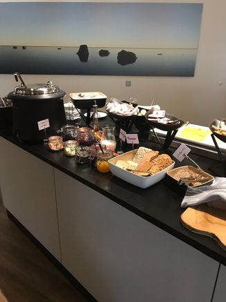 Breakfast offering.