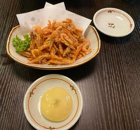 Some of the ebi and extra Japanese , of course , mayonnaise 