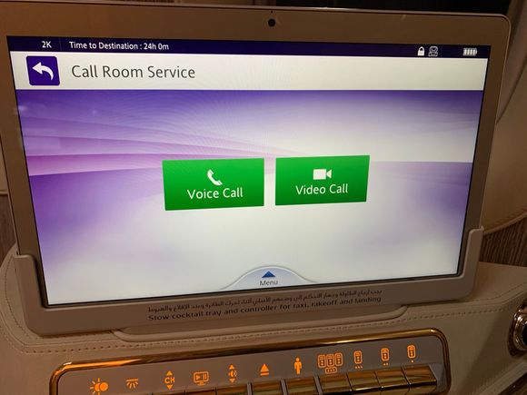 In case you need room service. 