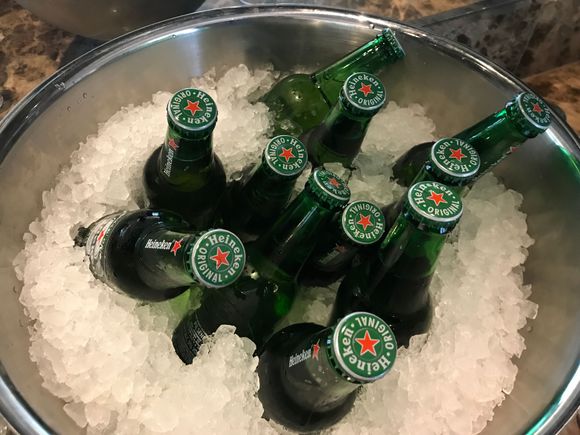 Heineken beers only
(Pandemic: also Belgian Beers were offered so a major downgrade, boo!)