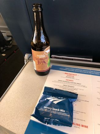 90 minute, best part of the Acela.