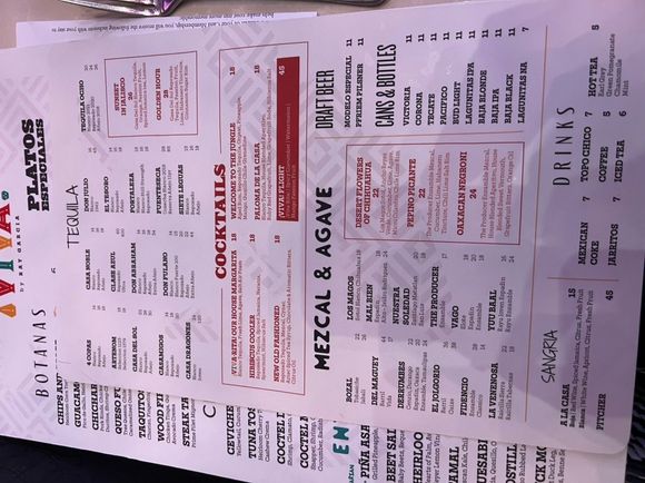 Viva menu