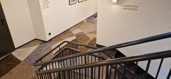 It’s not just a hallway, it feels like you’re dancing your way to what’s next