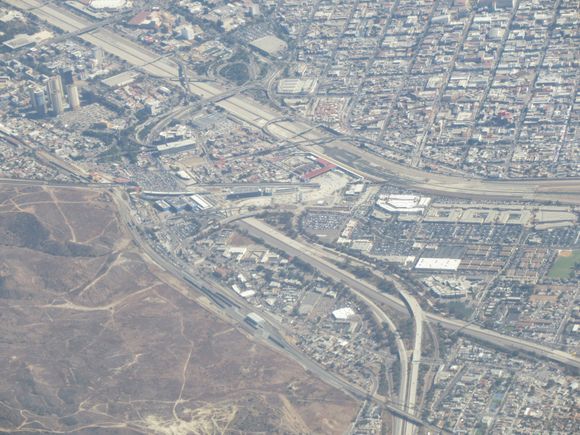 South split of Interstate 5/805 and San Ysidro Border Crossing as well as San Ysidro section of San Diego and Tijuana