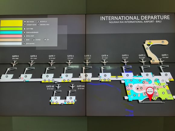 International terminal lay out