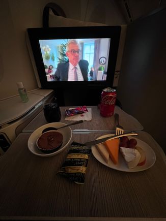 Cheese and desert course