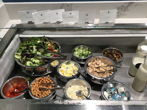 Mediterranean Salad with chicken, etc