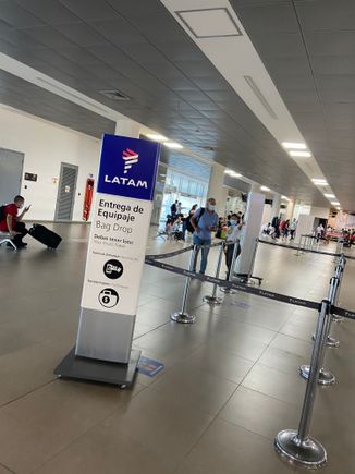 Check in. 
