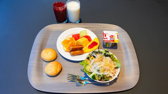 Western meal breakfast