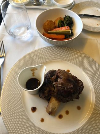 Braised lamb shank (main meal)