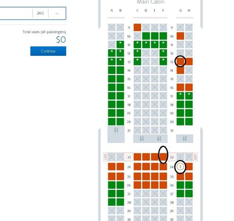 Which seat would you pick?