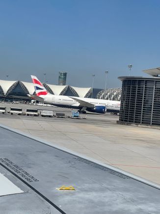 BA aircraft at BKK, Sunday 30th January 