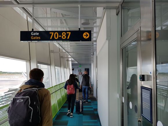 2. Look for the transfer sign above