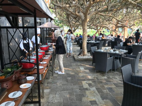 Outdoor seating 