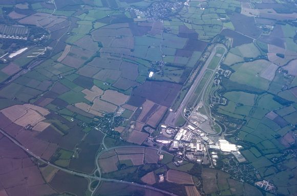 The former RAF Gaydon, home to Jaguar Landrover and Aston Martin
