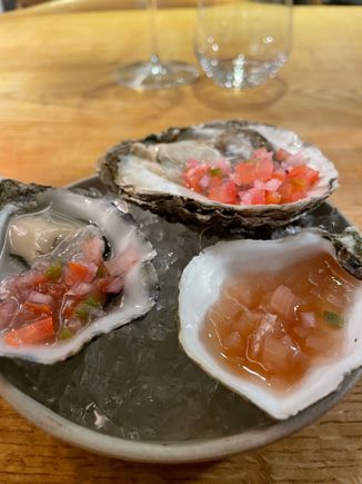 Oysters at Bobo Food Studio.