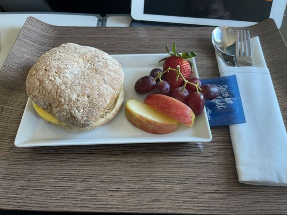 Turkey Sausage and Tillamook Cheddar Breakfast Sandwich