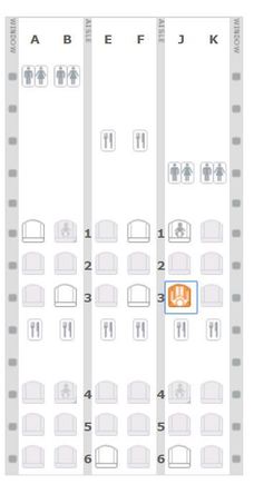 Haven't seen this configuration in a 330-200 in some time...
