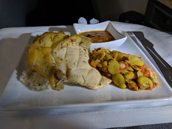 Overall not bad. The chicken was tender and the sauce was enough spicy. Chicken is not juicy enough and the white rice is slightly dry and hard.