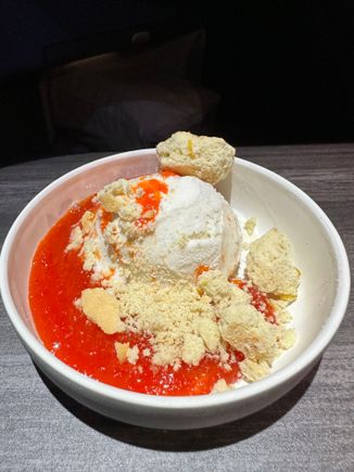 Sweet pepper sauce is risqué but it works!