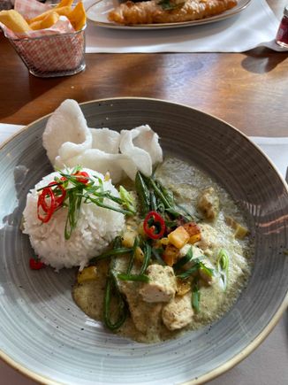 Green curry - surprisingly good
