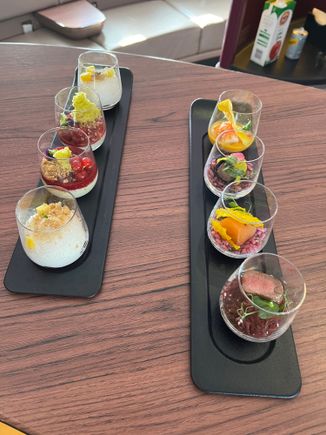 Can’t remember exactly what they all were but some were savoury whilst others sweet.  