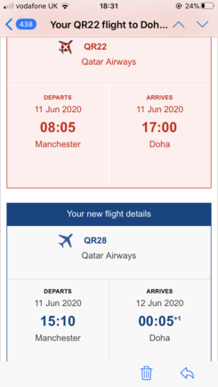 Time change for leg 1/16 