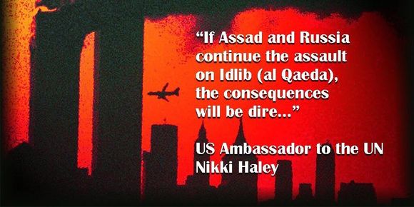 Syria and Russia are fighting AQ and that's is bad.
Wait for the hypocrites at the memorials  on 9/11; tomorrow