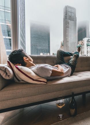 When my wife doesn't travel with me, I nap like there's no tomorrow...photo credit: me! 